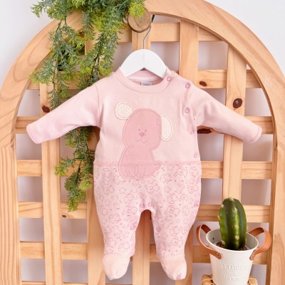 Macacão Malha Trape Zape - Doguinha - Rosa e Rose